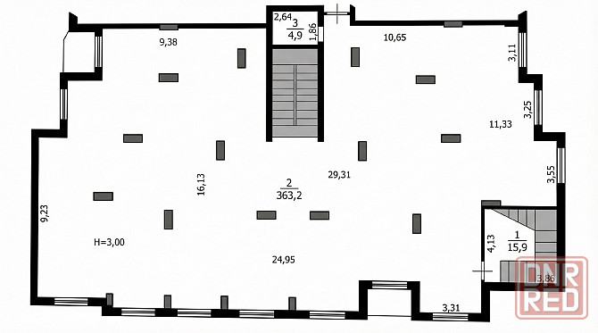 APEHДA:Помещение свободного назначения / ЖK Центральный Донецк - изображение 3