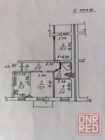 3к.кв. 60м,кв ,ул.Щетинина,Пролетарский р-н Донецк - изображение 11