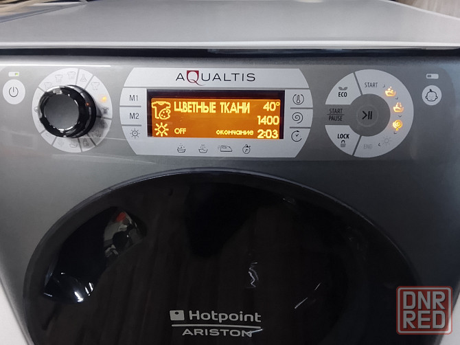 Стиральная машина Хотпоинт Аристон на 10 кг Донецк - изображение 1
