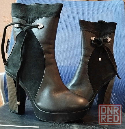 Сапоги женские новые натуральная замша Турция / Bigoni 38 размер / тел-3320070 (телеграмм) Донецк - изображение 1