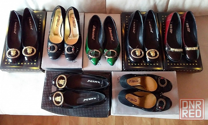 Новая женская обувь 7 пар за все 2000 рублей (5 пар-37, 2 пары-38) / тел-3320070 (телеграмм) Донецк - изображение 1