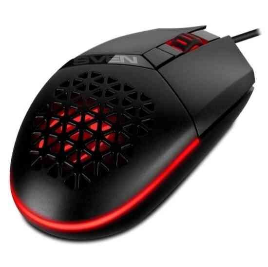 Игровая мышь Sven Rx-G735, 4000dpi, черный, Sv-021467, проводная (арт-7985) Макеевка