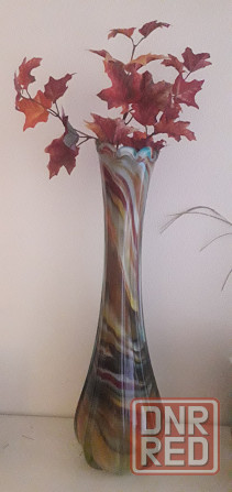 Ваза цветное стекло Донецк - изображение 1