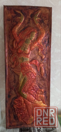 Чеканка медная девушка Донецк - изображение 1