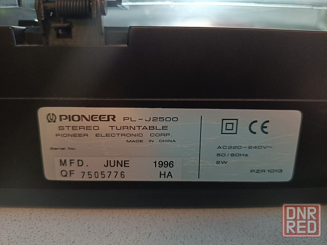 Проигрыватель винила "Pioneer" -PL-J2500 Донецк - изображение 8