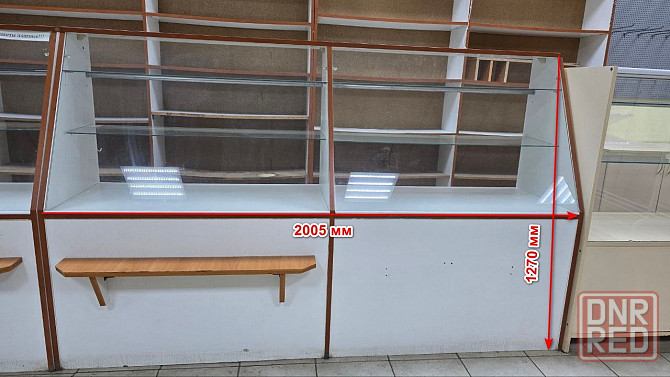 Торговая мебель, прилавки со стеклянной витриной Донецк - изображение 1