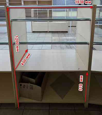 Витрины из дсп со стеклянной витриной Донецк