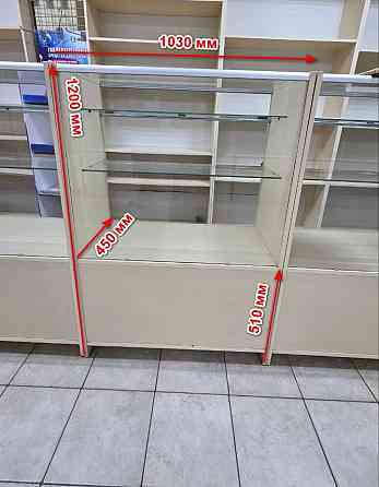 Витрины из дсп со стеклянной витриной Донецк