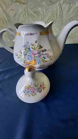 Винтажные заварной чайник и блюдце Jlmenau Германия (гдр) Донецк