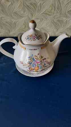 Винтажные заварной чайник и блюдце Jlmenau Германия (гдр) Донецк