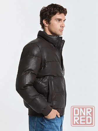 Зимняя кожаная куртка мужская Шахтерск - изображение 3