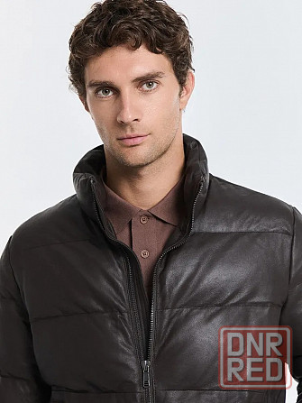 Зимняя кожаная куртка мужская Шахтерск - изображение 4