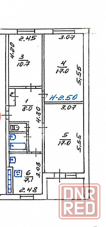 Продается 3-х комнатная квартира г.Мариуполь. Мариуполь - изображение 10