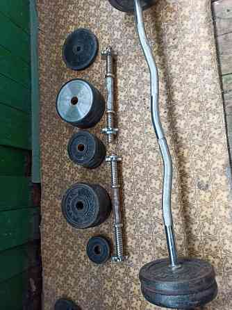 Продам гантели и штангу Донецк