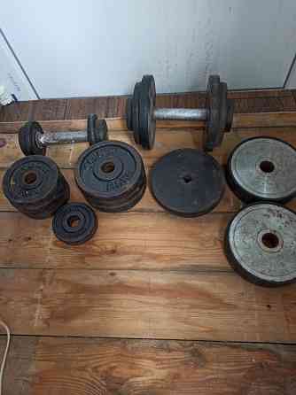 Продам гантели и штангу Донецк