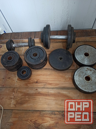 Продам гантели и штангу Донецк - изображение 2