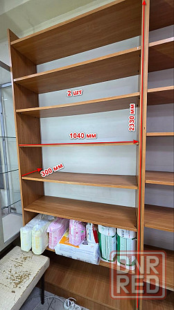 Торговые стеллажи б/у из дсп Донецк - изображение 3