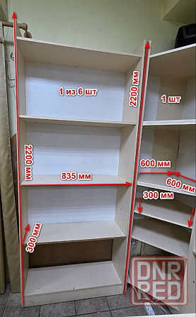 Торговые стеллажи б/у из дсп Донецк - изображение 4