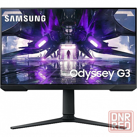 Монитор 24" Samsung S24ag320ni, черный матрица: Va, 1920x1080, разъёмы: Displayport, Hdmi, мини-джек Донецк - изображение 1