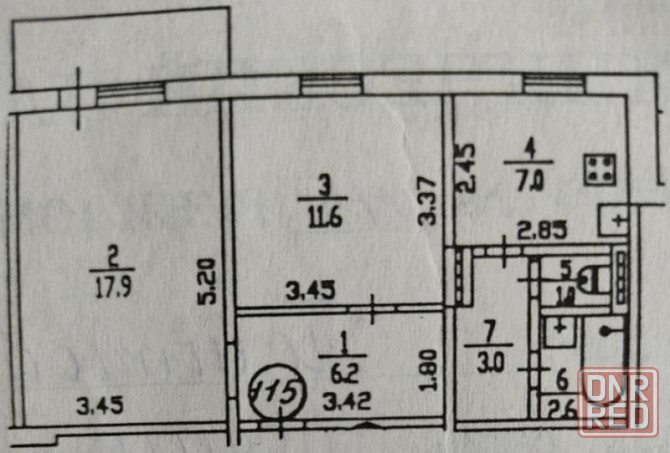 Продажа 2-х комнатной квартиры на Политбойцов Донецк - изображение 3