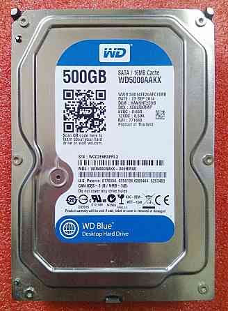 HDD 500GB SATA III (6 Gb/s) 3.5" 7200RPM 16MB WD5000AAKX -Обмен на 40шт любых озу ненужных-нерабочих Донецк