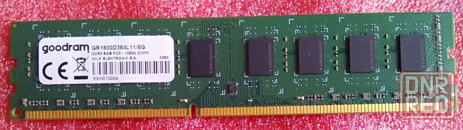ddr3 8gb 1600mhz GooDRam - Оперативная память - Обмен на 40шт нерабочей-ненужной оперативной памяти Донецк - изображение 1