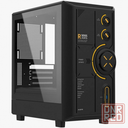 Корпус для пк Alseye Rams 2.0 240-B, черный As.07.0213 (арт-7406) Донецк - изображение 1