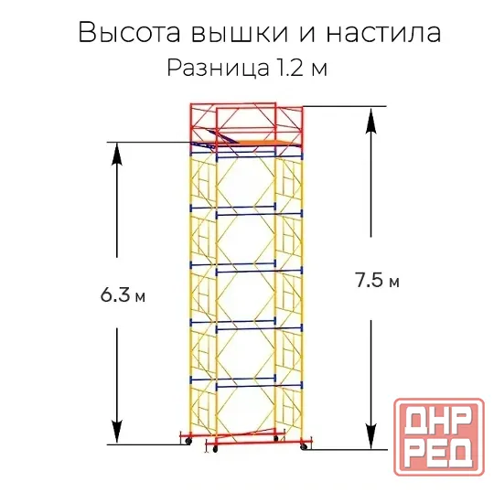 Аренда вышки-туры в Донецке. Строительный прокат. Донецк - изображение 2