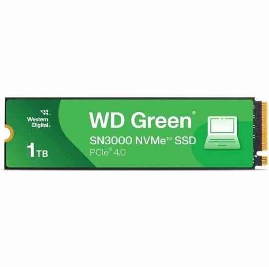 Твердотельный накопитель Ssd Western Digital Green Sn3000, 1000gb, M.2 2280, Pcie 4.0 X4 (Wds100t4g0 Донецк