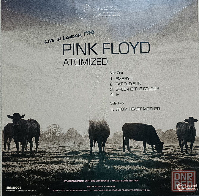 Виниловая пластинка LP Pink Floyd - Atomize - Донецк - изображение 2