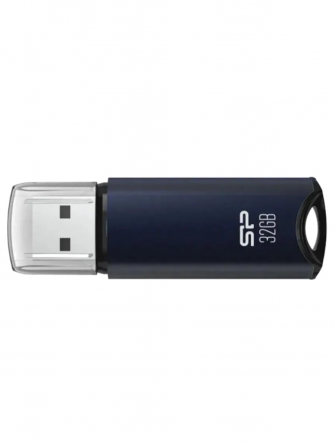 Usb-флешка Silicon Power Marvel M02 Sp032gbuf3m02v1b 32gb Usb 3.0, синий (арт-8111) Макеевка