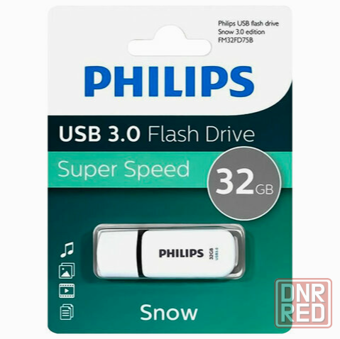 Usb-флешка Philips Fm32fd75b/97 32gb Snow3.0 32gb, Usb 3.0 (арт-2104) Макеевка - изображение 3