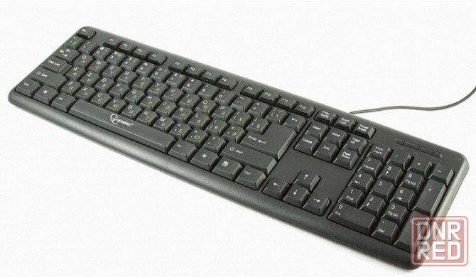 Клавиатура Gembird Kb-8320u-Bl, Usb, черный тип подключения: проводная, интерфейс: Usb (арт-2413) Донецк - изображение 1