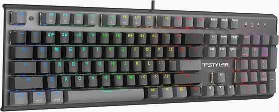 Клавиатура A4tech Fstyler Fs100 Neon механическая черный Usb For Gamer Led (Fs100) (арт-9332) Донецк