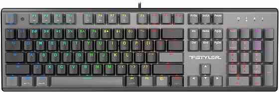 Клавиатура A4tech Fstyler Fs100 Neon механическая черный Usb For Gamer Led (Fs100) (арт-9332) Донецк