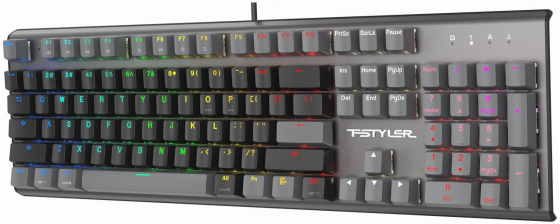 Клавиатура A4tech Fstyler Fs100 Neon механическая черный Usb For Gamer Led (Fs100) (арт-9332) Донецк