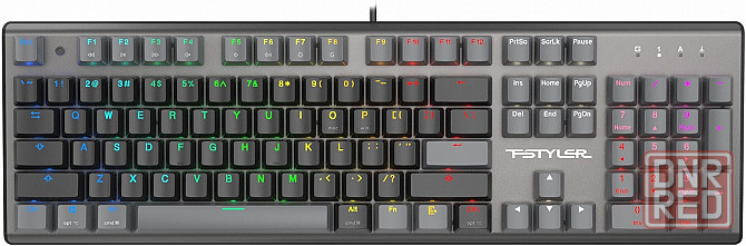 Клавиатура A4tech Fstyler Fs100 Neon механическая черный Usb For Gamer Led (Fs100) (арт-9332) Донецк - изображение 1