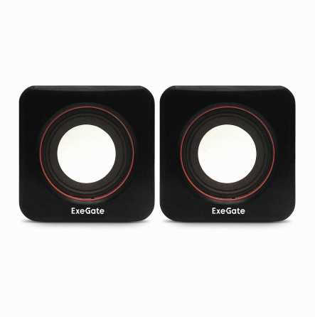 Акустическая система стерео Exegate Disco 160 Ex287050rus, 2x3вт, питание от Usb, черный (Ret) (арт- Макеевка