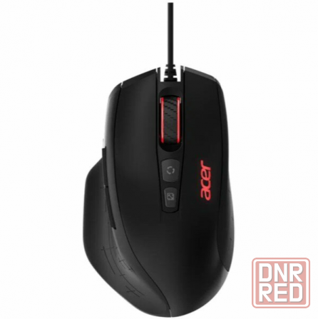 Мышь проводная Acer Omw124 черный, 6400 Dpi, Usb, кнопки - 8 (арт-2668) Макеевка - изображение 1
