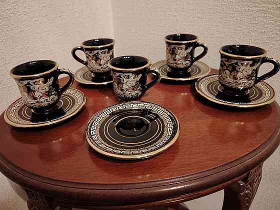 Набор кофейный коллекционный производства Греции (5 кофейных пар) Донецк