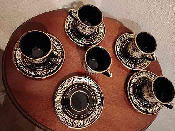 Набор кофейный коллекционный производства Греции (5 кофейных пар) Донецк