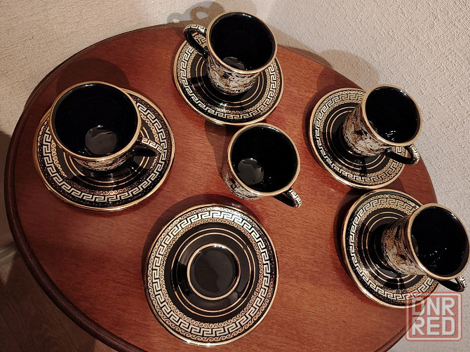 Набор кофейный коллекционный производства Греции (5 кофейных пар) Донецк - изображение 5