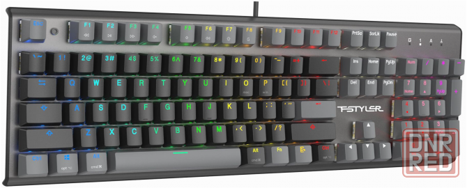 Клавиатура A4tech Fstyler Fs100 Neon механическая черный Usb For Gamer Led (Fs100) (арт-4882) Макеевка - изображение 3