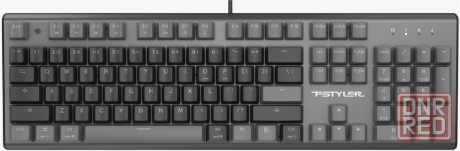 Клавиатура A4tech Fstyler Fs100 Neon механическая черный Usb For Gamer Led (Fs100) (арт-4882) Макеевка - изображение 2