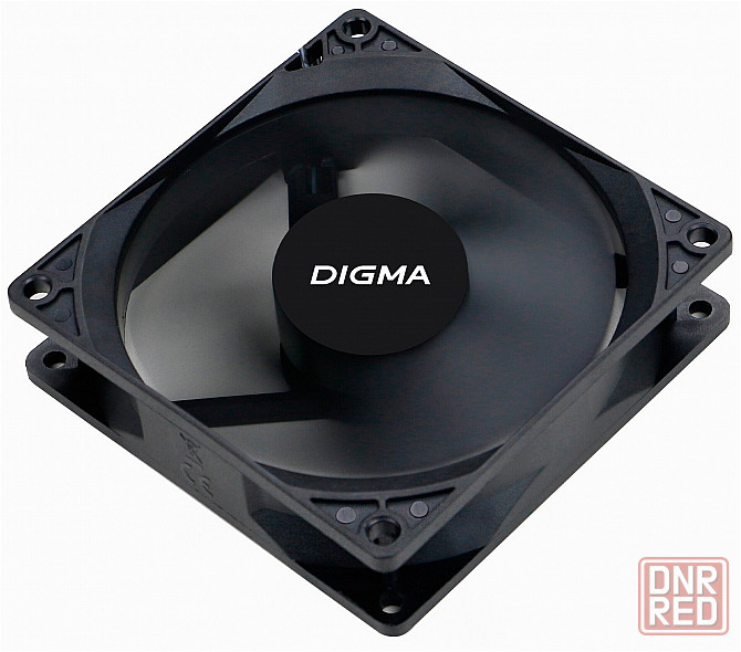 Вентилятор Digma Dfan-90 90х90x25 черный 3-Pin 4-Pin (Molex) Ret (арт-7194) Макеевка - изображение 2