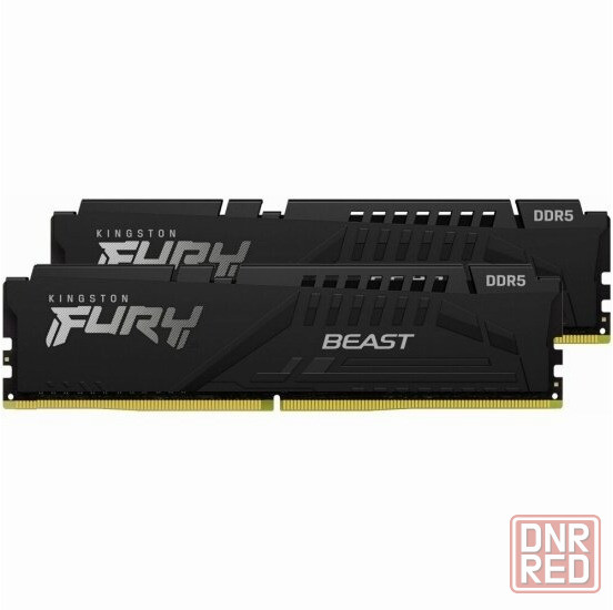Оперативная память Kingston Ddr5 32gb (2х16gb) 5600mhz Pc-44800 Cl36 Fury Beast Black Expo (Kf556c36 Макеевка - изображение 1