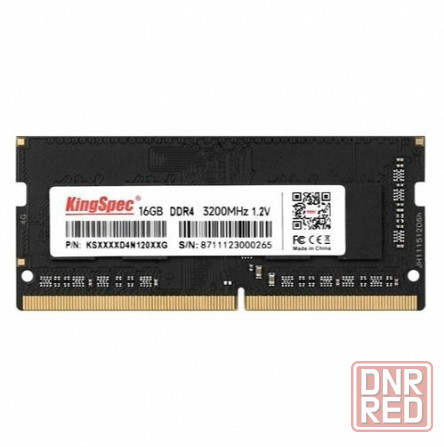 Оперативная память Kingspec Ks3200d4n12016g Ddr4 - 1x 16гб 3200мгц, для ноутбуков (So-Dimm), Ret (ар Донецк - изображение 1