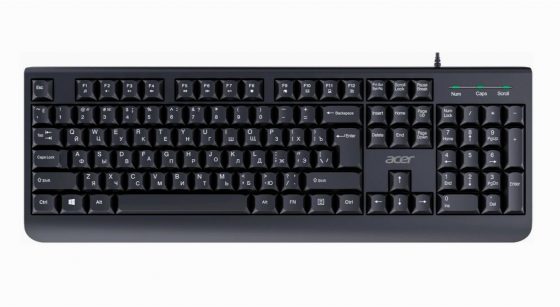 Клавиатура Acer Okw400, проводная, Usb, черный (Zl. Kbdee.01c) (арт-3474) Макеевка