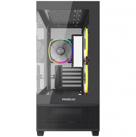 Компьютерный корпус Powercase Vision Micro M3b Tg Argb Black (Cvmmb-A3) (арт-9123) Донецк