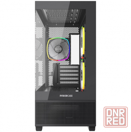 Компьютерный корпус Powercase Vision Micro M3b Tg Argb Black (Cvmmb-A3) (арт-9123) Донецк - изображение 1
